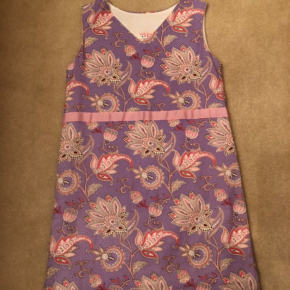 Sixth Alice Boutique Shift Dress Paisley Size 12